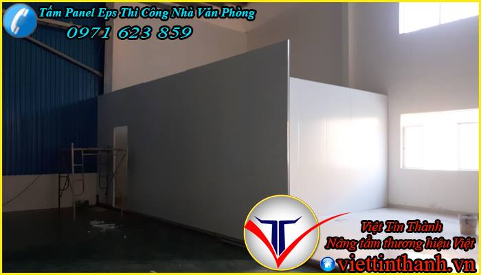 thi công vách ngăn panel